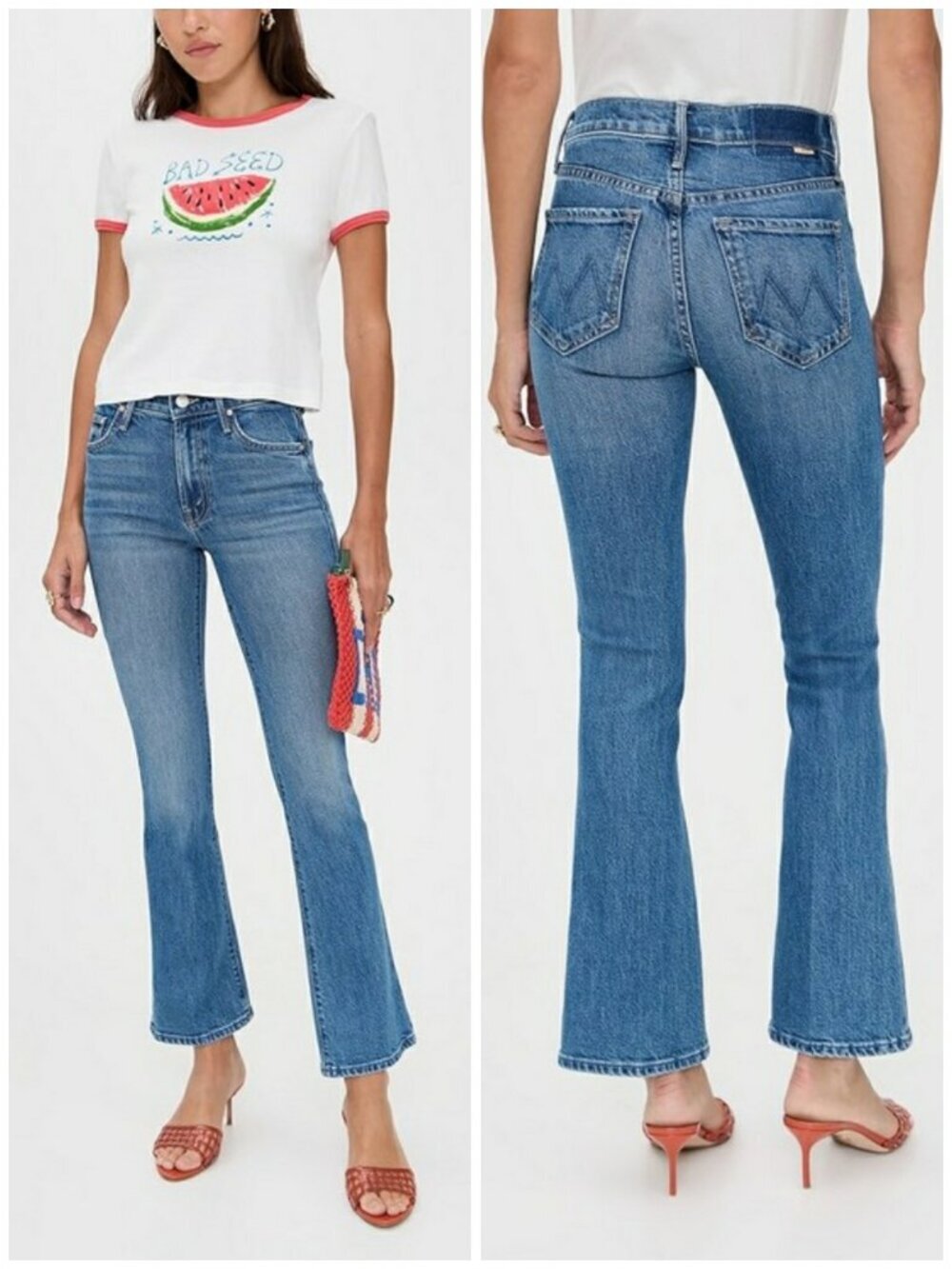 💕MOTHER SUPERIOR💕 The Outsider Flood Jeans ~ Field Trip 27 NWOT